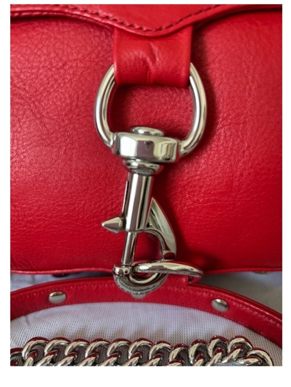 Rebecca Minkoff M.A.C. Crossbody Bag Large Red - Picture 13 of 14